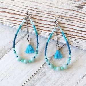 Artisan Jewelry Collection - Bethesda Beaded Teardrop Earrings